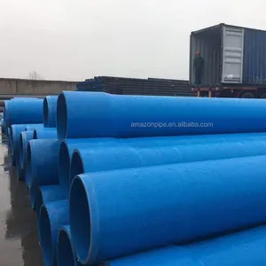 8 inch 6 inch Blue color pvc plastic pipe for water well