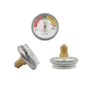 Manómetro de presión para polvo Abc, manómetro para accesorios de incendios