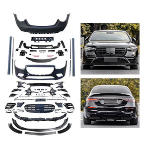 Kit de Carrocería para Benz Clase S W221 2021-2022, Modificación y Mejora de Automóviles Nuevos, Parachoques Delanteros/Traseros S450, Faldones Laterales, Guardabarros, Instalación con Pernos - Product Image 1