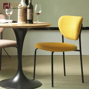Modern Design Cafeteria Dinging Chair Restaurant Furniture Cafe Velvet Chairs