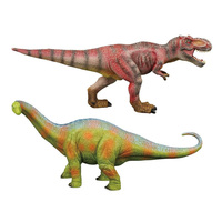 Divertida Figura de Dinosaurio Realista, Juguetes Educativos para Niños, Regalos Infantiles, Serie de Modelos de Brachiosaurus y T-Rex
