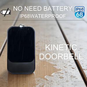 กริ่งประตูไร้สาย1ปุ่ม, กริ่งประตูพร้อมไฟในตัวกริ่งกระดิ่งไม่มีแบตเตอรี่ไฟฟ้า EU UK ปลั๊กแบบอัจฉริยะสำหรับบ้าน - Product Image 6