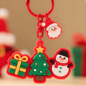 Nhà Máy Trực Tiếp Bán Buôn Mới Lớn Nhựa Keychain Phim Hoạt Hình PVC Silicone Xây Dựng Máy Móc Xung Quanh Cao Su Móc Chìa Khóa - Product Image 3