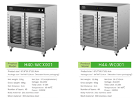 Séchoir industriel commercial 40 plateaux en acier inoxydable fruits légumes viande séchoir déshydrateur alimentaire