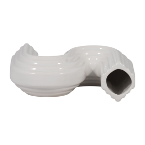 Vaso in ceramica a forma di U Loopy per decorazioni moderne per la casa, soggiorno, camera da letto, ufficio, tavolo. - Product Image 6