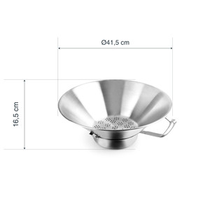 Scolapasta Professionale per Patate in Acciaio Inossidabile, Grande Colino da Cucina - Product Image 2