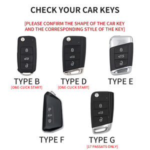 Funda de Cuero Plegable para Llaves de Coche <span class=keywords><strong>Volkswagen</strong></span> para Modelos Antiguos (Laiwei Polo Bora Beetle Passat Jietiao Suteng Golf 6) FML - Product Image 5