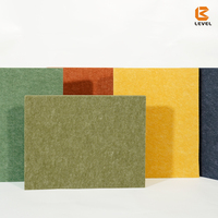 Matériaux d'insonorisation, panneaux acoustiques en feutre PET, NRC 0.98, panneaux acoustiques en polyester pour solution acoustique de bureau