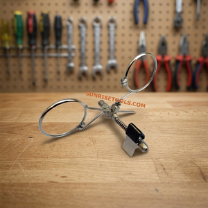 Loupe grossissante irrégulière en acier inoxydable nickelé SUNTOOLS/STIPL 329B (Punjab) pour la fabrication d'échantillons, le test de gemmes et la bijouterie - Product Image 4