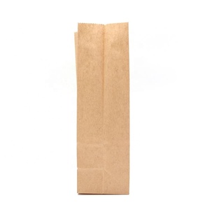 Bolsa <span class=keywords><strong>de</strong></span> papel <span class=keywords><strong>de</strong></span> basura con logo impreso, bolsa <span class=keywords><strong>de</strong></span> basura con fondo cuadrado <span class=keywords><strong>de</strong></span> SOS Natural, marrón, con logotipo - Product Image 5