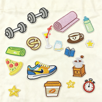 Écussons brodés personnalisés écologiques à coudre ou à thermocoller, badges brodés avec logo, emblèmes décoratifs pour vêtements, chapeaux, sacs à dos