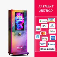 Distributeur automatique de boissons de luxe moderne personnalisé avec écran tactile, fonction SDK, lecteur de carte d'identité, gestion basée sur le cloud, garantie de 3 ans