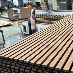 Panel Acústico Insonorizante de Poliuretano con Diseño de Esponja, Absorción de Sonido Eficaz, Panel de Madera MDF, Nogal Negro, Roble Rojo, Teca - Product Image 4