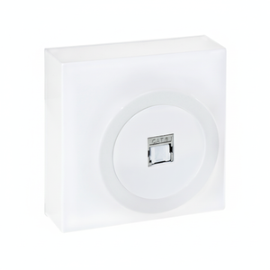 DUNE Cat.6 FTP (TV de grado 1) Conectores Ethernet blancos con enchufe RJ45 blindado - Product Image 1