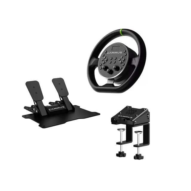 RenixSim C5 Direct Drive Base and Gaming Steering Wheel Sim Racing Pedals Car Driving Simulator