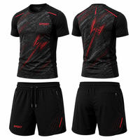 Ensemble d'entraînement de sport en gros OEM 100% polyester respirant et anti-humidité