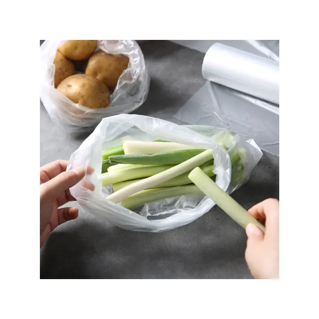 OEM Hỗ trợ mới cho thị trường Thêm kháng gigh độ đàn hồi đo tự nhiên trắng hộ gia đình dùng một lần túi nhựa