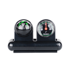 Double Ball Brand Vehicle Compass With <b>Thermometer</b> For <b>Outdoor</b> Camping Navigation - Product Image 3