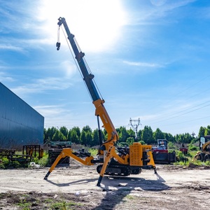 Bestselling Products Hot Selling 3 Ton 5 8 10 Mini Construction Spider Hydraulic <b>Crane</b> <b>with</b> <b>Remote</b> <b>Control</b> <b>Cranes</b> Crawler - Product Image 1