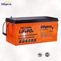 Batterie de mobilité électrique LFP Grade A 24V120AH, haute capacité, économie d'énergie, pour tricycle électrique, scooter, MSDS UN38.3 CE