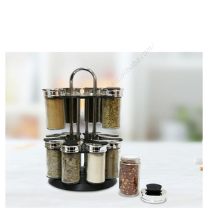 Ensemble de bouteilles et boîtes à épices rotatives à double couche BB045 pour cuisine, vente en gros - Product Image 3