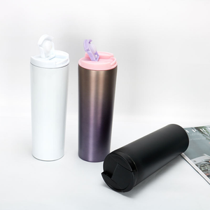 Venta al por mayor mejor vendedor vaso aislado al vacío de doble pared de acero inoxidable 16oz taza de viaje sin BPA para café, té, bebidas - Product Image 6