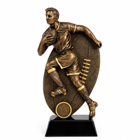 Trophée de la Ligue d'Australie de football (AFL) en résine Weivista - Statue sportive pour les compétitions scolaires et les ligues
