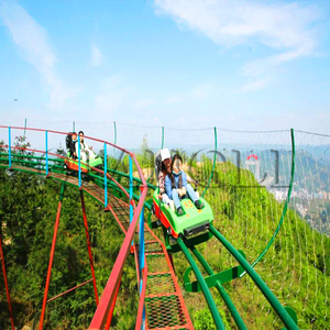 Fabricante Atracciones Outdoor Fun Fair Rides Thrilling <span class=keywords><strong>Extreme</strong></span> Alpine Rides Sled Single Rails Alpine Mountain Coaster - Product Image 3