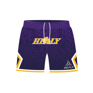 Ensemble d'uniformes de basketball athlétiques personnalisés HEALY, dernier design, séchage rapide, vêtements de sport, débardeur, short pour hommes - Product Image 6