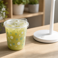 Gobelet en plastique transparent PP PET PLA biodégradable et compostable, écologique, avec logo personnalisé, 12-24 oz, pour boissons froides, vente en gros