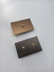 High End New Arrival Best Price Aluminum 118 US Standard Wall <b>Light</b> 1/2/3 Toggle Switch and <b>Socket</b> - Product Image 4