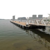 Jetée flottante en alliage d'aluminium 6061 avec prix compétitif pour yacht
