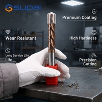 SUPAL High Performance HRC55 HRC60 End Mills Carbide Milling Cutter ODM OEM High Helix Durable Coating Multi-Machine Compatible