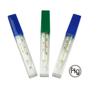 Termómetro de Vidrio Preciso para el Hogar, Manual, Sin Mercurio, Medición de Temperatura - Product Image 1