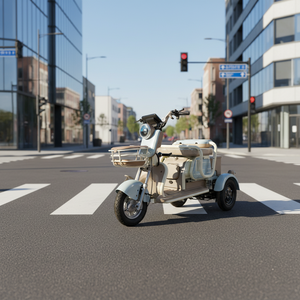 Moto électrique de tourisme 500W, tricycle électrique 60V pour personnes à mobilité réduite - Product Image 1