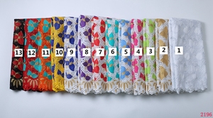 100% Puro cotone Bianco Tessuto Africano Del Merletto di Alta Qualità Svizzera Del Merletto Del Voile In Svizzera di Stile Dubai Per Tutti 2196 - Product Image 6