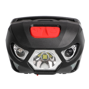 USB Rechargeable Sensor Headlamp Red Light Outdoor Night Running Cycling Fishing Bait Light Portable High Brightness Warning - Product Image 2
