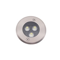 IP68 3000K Warmweiß SS 304 LED bis Hellblau 3W Boden einbau leuchte für Innenhof fußweg für Pool beleuchtung