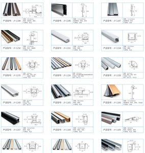 Lampu Kabinet LED Tersembunyi Modular Tahan Lama 17X07mm Profil Aluminium Ultra Tipis untuk Komponen Lemari Dapur Modern PC - Product Image 2