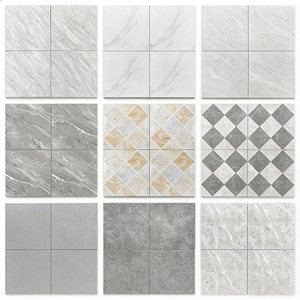 Piastrelle in Porcellana Opaca in Bianco e Grigio Ideali per Design Moderno di Bagni e Cucine - Product Image 3