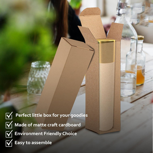 Scatola regalo in cartone Kraft con stampa personalizzata <span class=keywords><strong>2</strong></span> "X <span class=keywords><strong>2</strong></span>" X 7 "-scatole regalo con coperchi - Product Image 4
