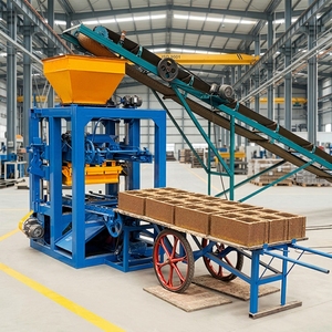 Machine à fabriquer des blocs semi-automatique bibo Factory QTJ4-24 avec engrenage - Machine à briques économique pour les petites entreprises - Product Image 2