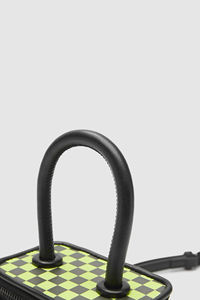 Новый дизайн на заказ модный трендовый стиль шашки из искусственной кожи цветная сумка через плечо Косметическая Портативная сумка 120 мм - Product Image 2