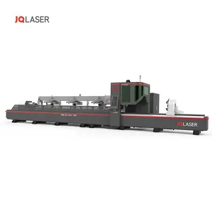 JQ 6035E 3 aynalar 350mm OD otomatik besleme cnc boru lazer metal kesme makinesi fiyat boru