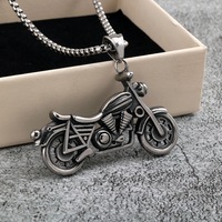 Collier de motard personnalisé style punk en acier inoxydable 316L pour homme, pendentif breloque, bijoux de mode, usage quotidien, cadeau, vente en gros