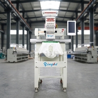 Solución de Bordado Todo en Uno Yinghe YH-901, Máquina de Una Sola Cabeza, Equipo Integral para Bordado de Prendas, Textiles para el Hogar y Regalos