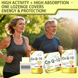 Bon prix, bandelettes de CoQ-10, soutient la santé cardiaque, la production d'énergie, améliore le métabolisme énergétique, compléments alimentaires - Product Image 6