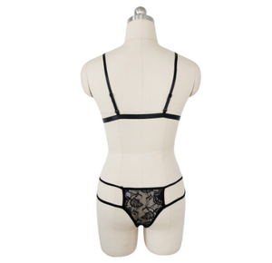Caldo <span class=keywords><strong>trasparente</strong></span> pizzo signore biancheria intima <span class=keywords><strong>Sexy</strong></span> <span class=keywords><strong>reggiseno</strong></span> e Pantie nuovo Design maturo - Product Image 5