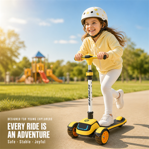 Trottinette EU pour enfants de moins de 12 ans avec réduction, couleur bleue, trottinette enfant - Product Image 5