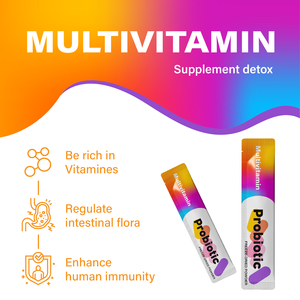 OEM Multivitamine Gezondheidsvoedingssupplementen Calcium Zink Selenium IJzer Vitamine Probiotica Poeder - Product Image 5